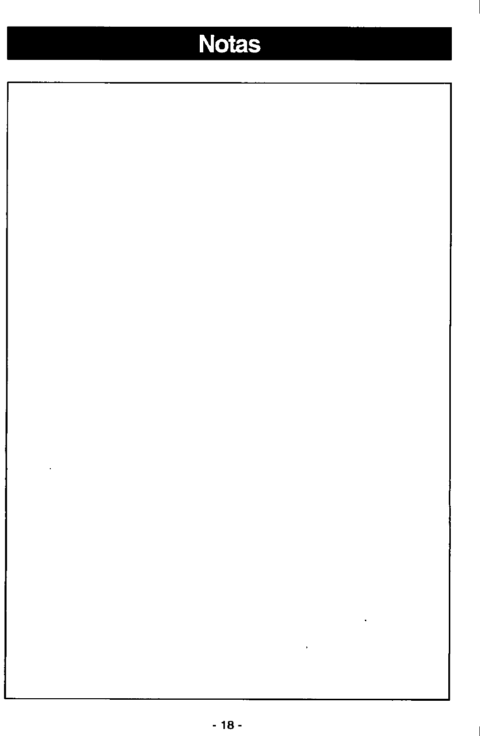 Notas, Notes | Panasonic MC-V5715 User Manual | Page 38 / 40