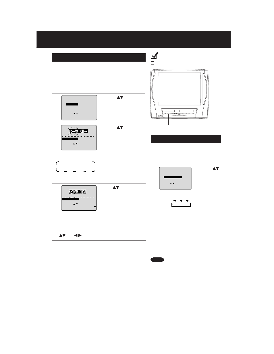 Tv timer features, On-timer with alarm, Sleep timer | Panasonic AG 527DVDE User Manual | Page 26 / 68