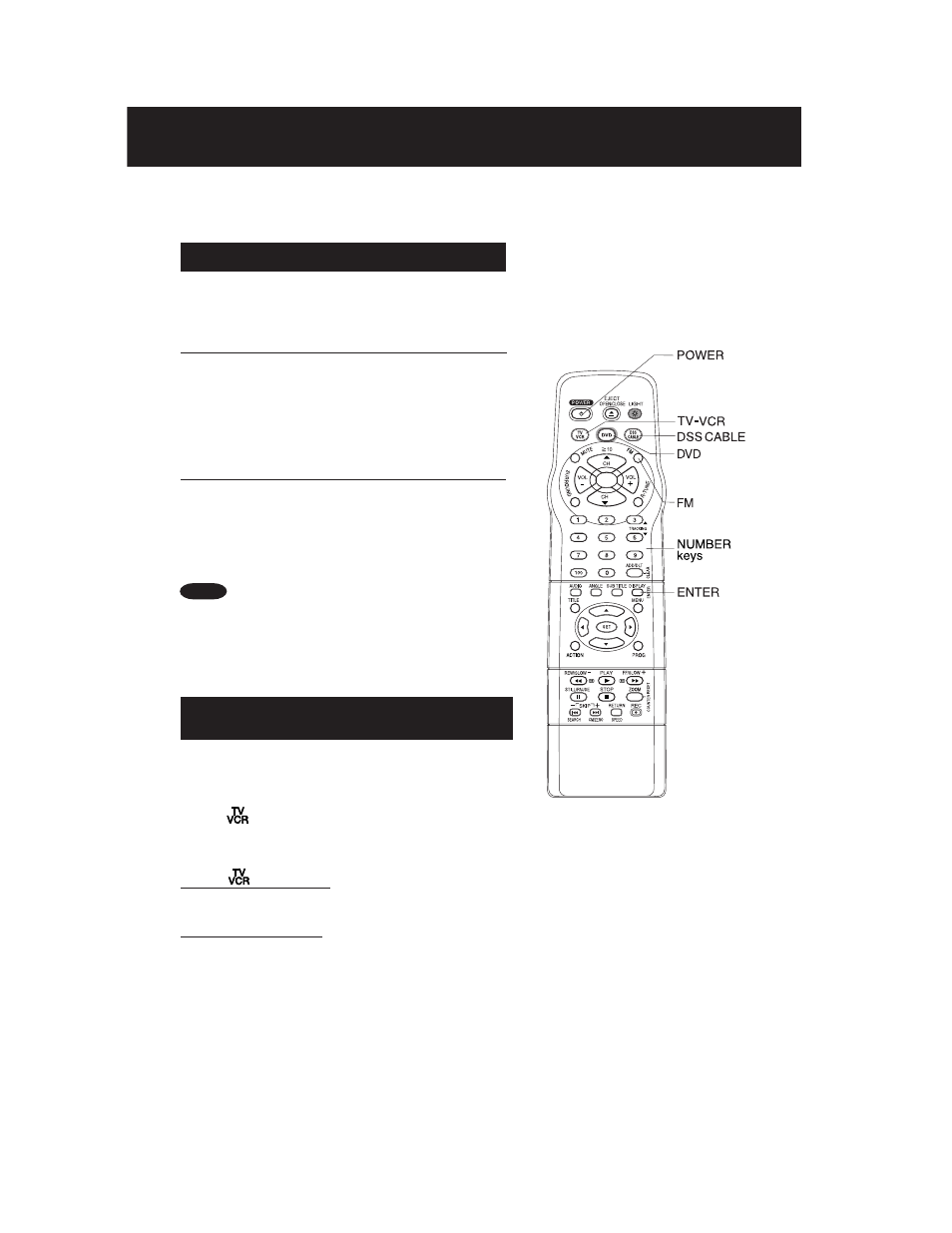 Advanced operation tv/vcr/dvd, Cable box universal remote control feature | Panasonic AG 527DVDE User Manual | Page 32 / 68