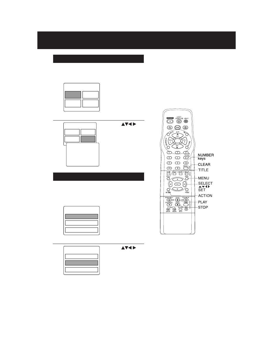 Disc operation (continued), Title menu (dvd only), Dvd menu (dvd only) | Panasonic AG 527DVDE User Manual | Page 50 / 68