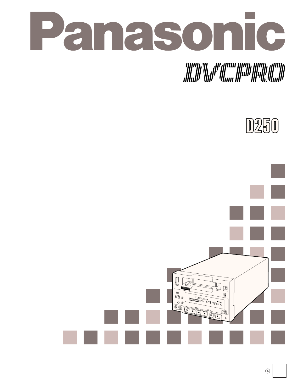 Panasonic DVCPRO AJ-D250P User Manual | 80 pages