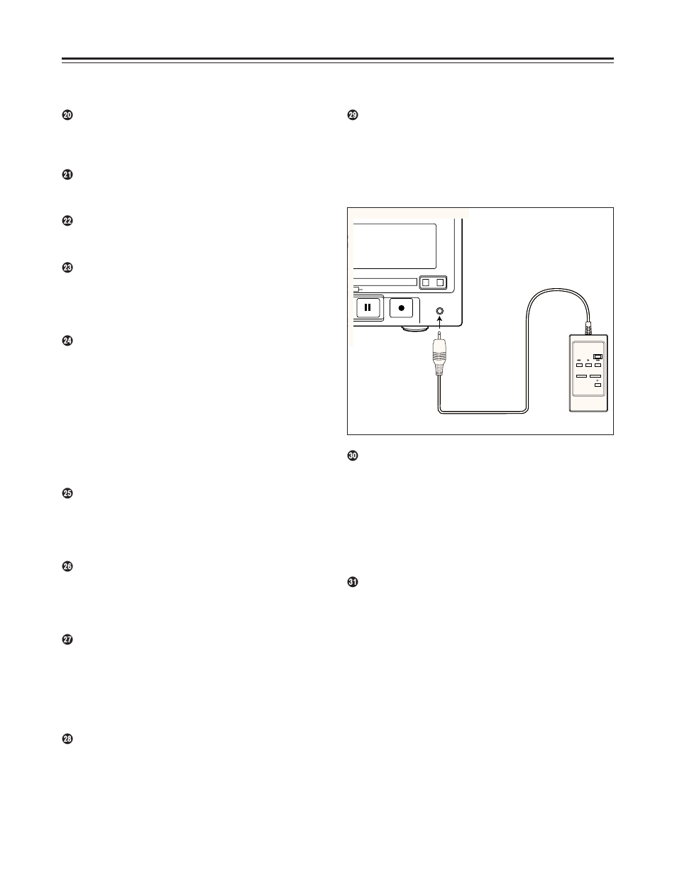 Parts and their functions | Panasonic DVCPRO AJ-D250P User Manual | Page 7 / 80