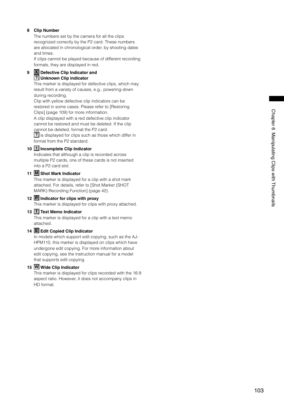 Panasonic AG-HPX300P User Manual | Page 103 / 166