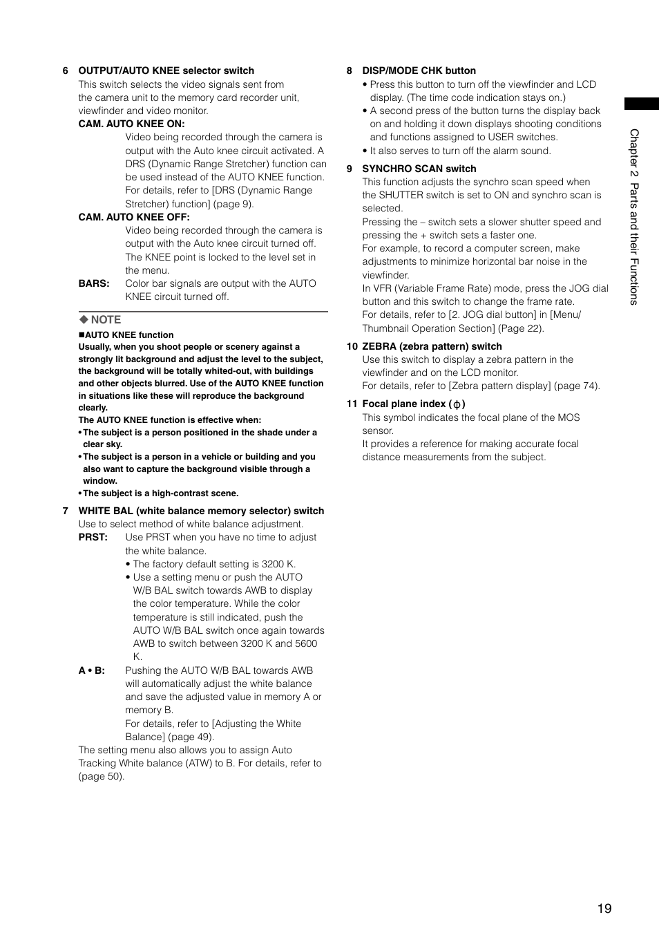 Panasonic AG-HPX300P User Manual | Page 19 / 166