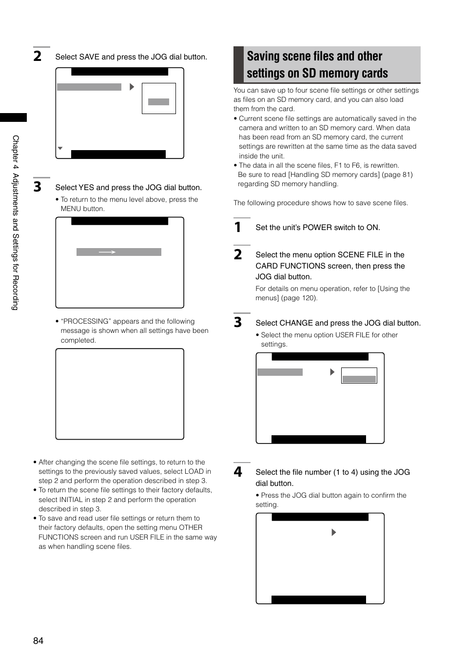 Panasonic AG-HPX300P User Manual | Page 84 / 166