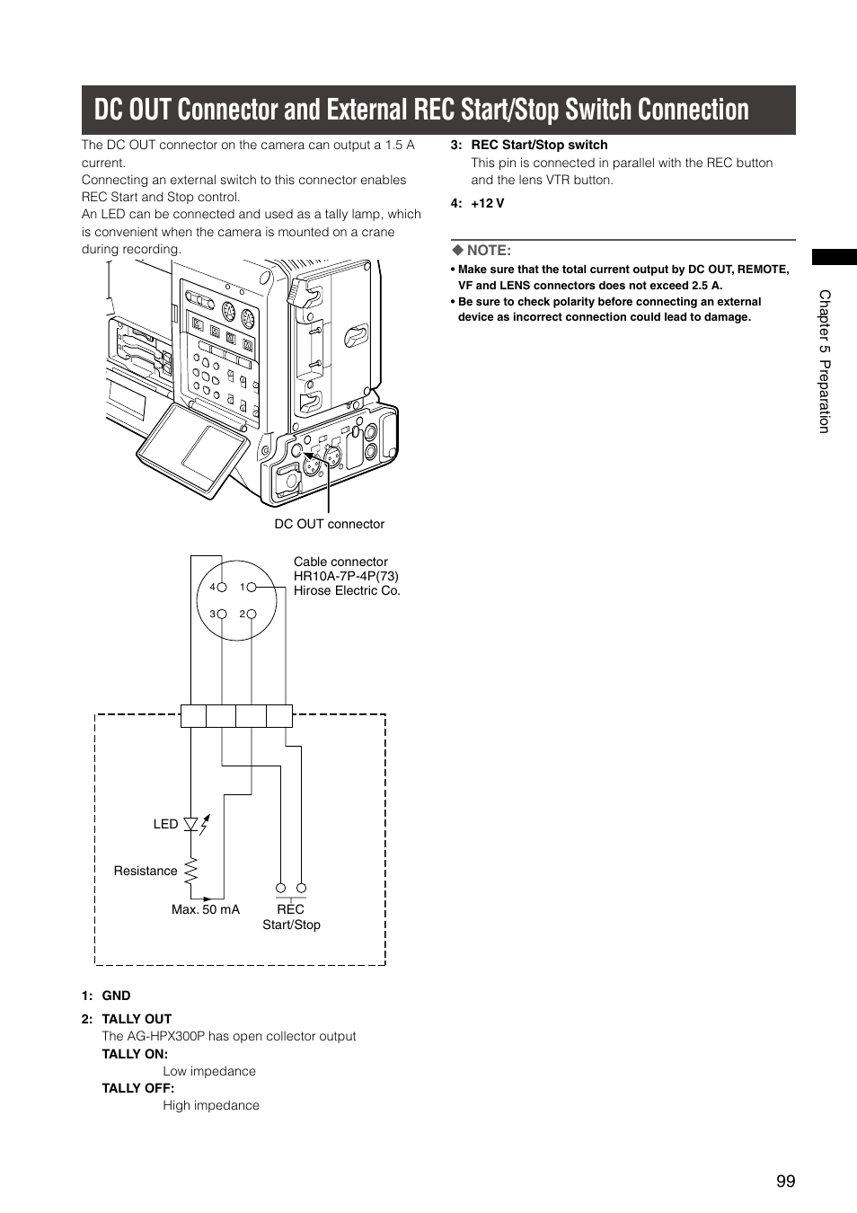 Panasonic AG-HPX300P User Manual | Page 99 / 166