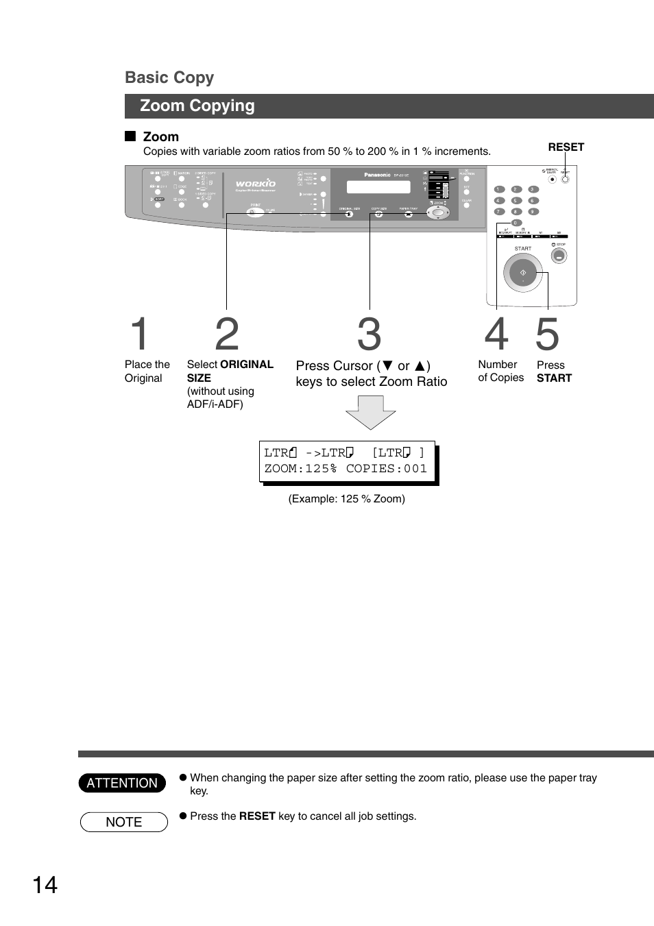 Panasonic DP-2010E User Manual | Page 14 / 60