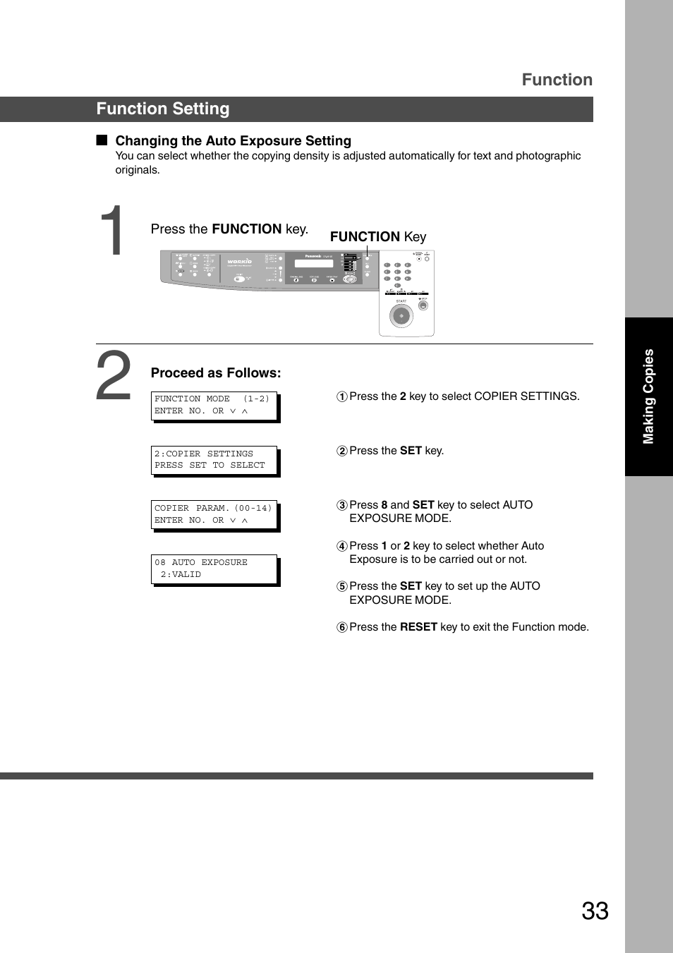 Panasonic DP-2010E User Manual | Page 33 / 60