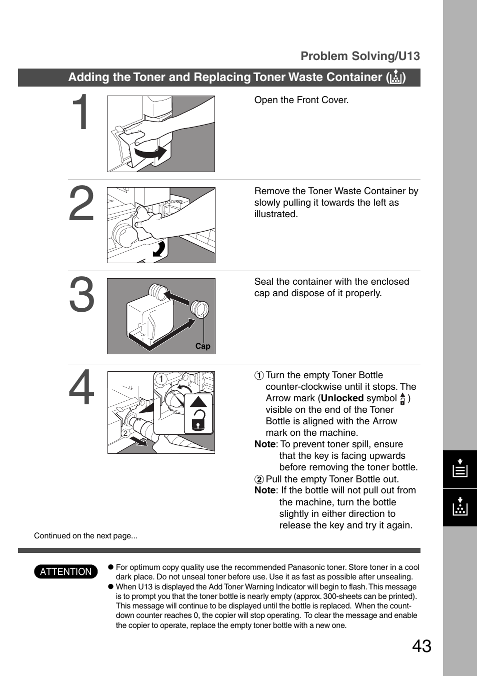 Panasonic DP-2010E User Manual | Page 43 / 60
