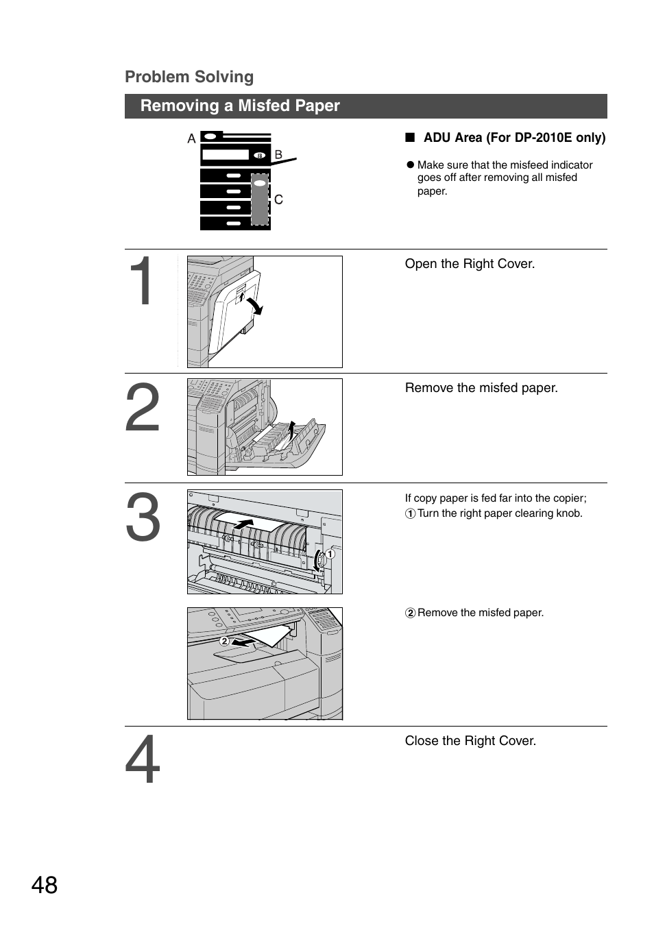 Panasonic DP-2010E User Manual | Page 48 / 60