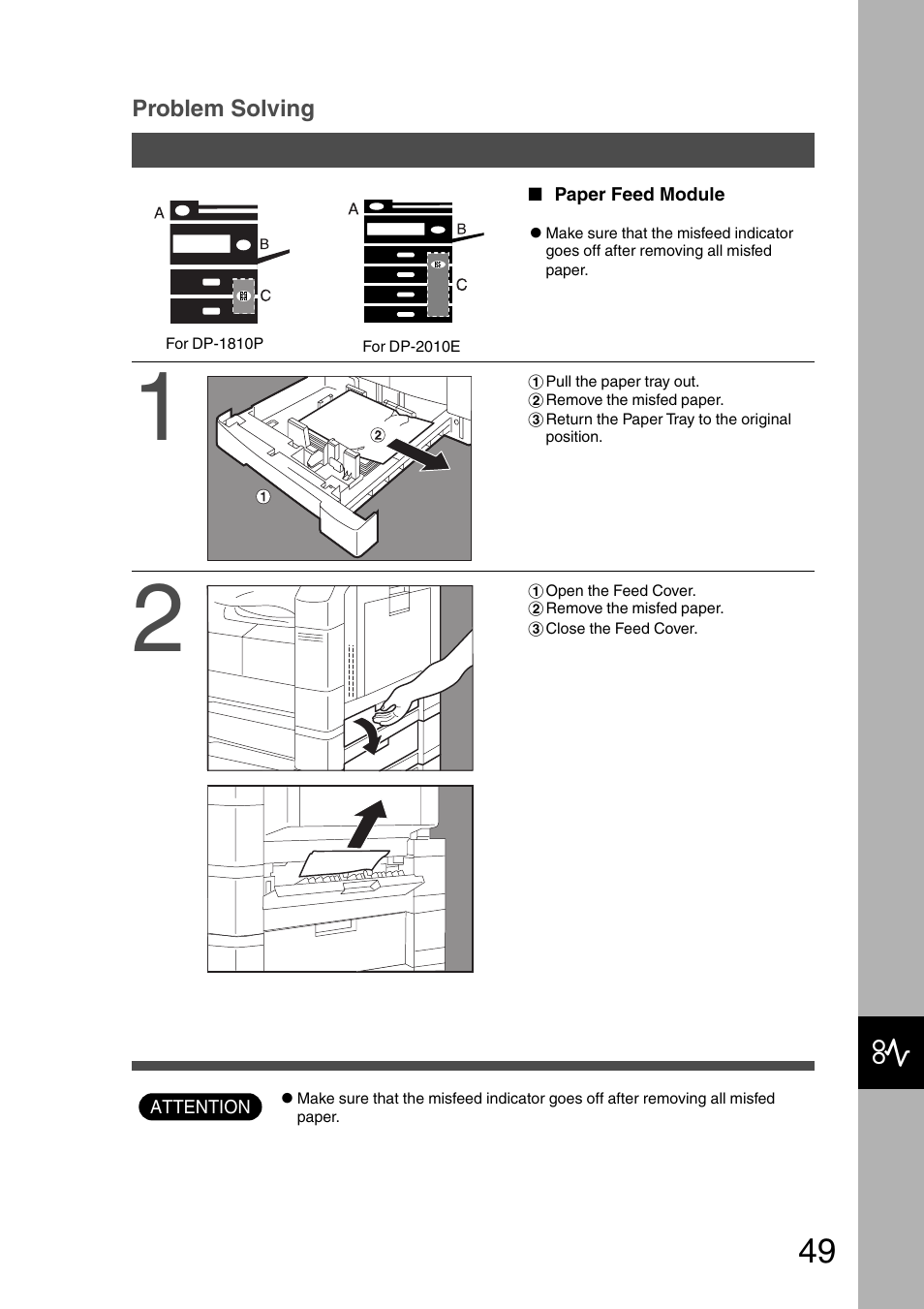 Panasonic DP-2010E User Manual | Page 49 / 60