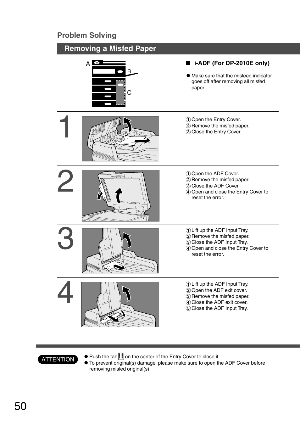 Panasonic DP-2010E User Manual | Page 50 / 60