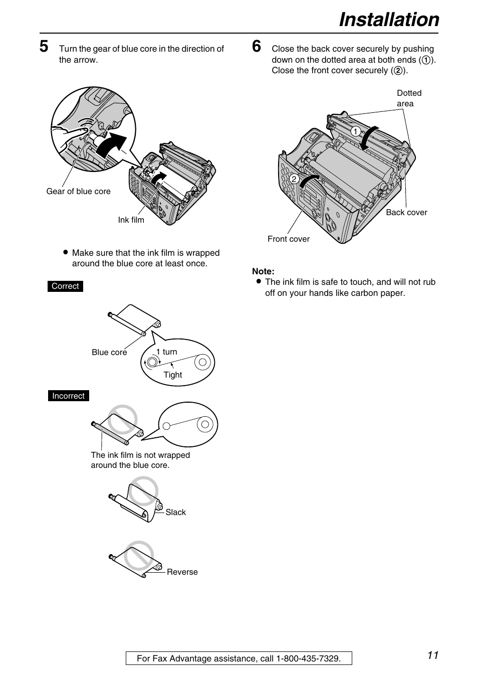 Installation | Panasonic KX-FHD331 User Manual | Page 11 / 92