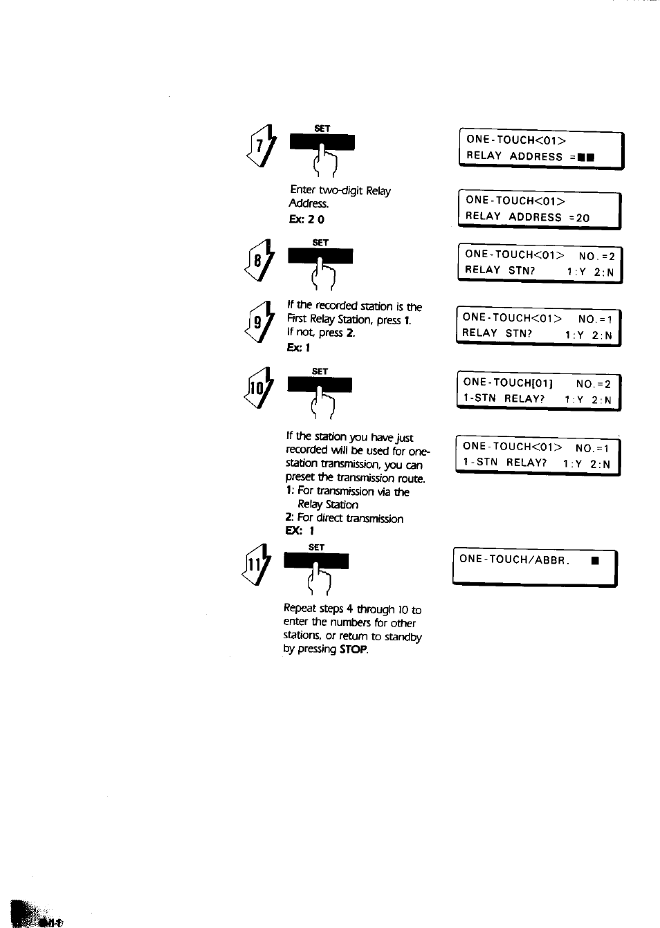 Panasonic Panafax UF-650 User Manual | Page 122 / 154