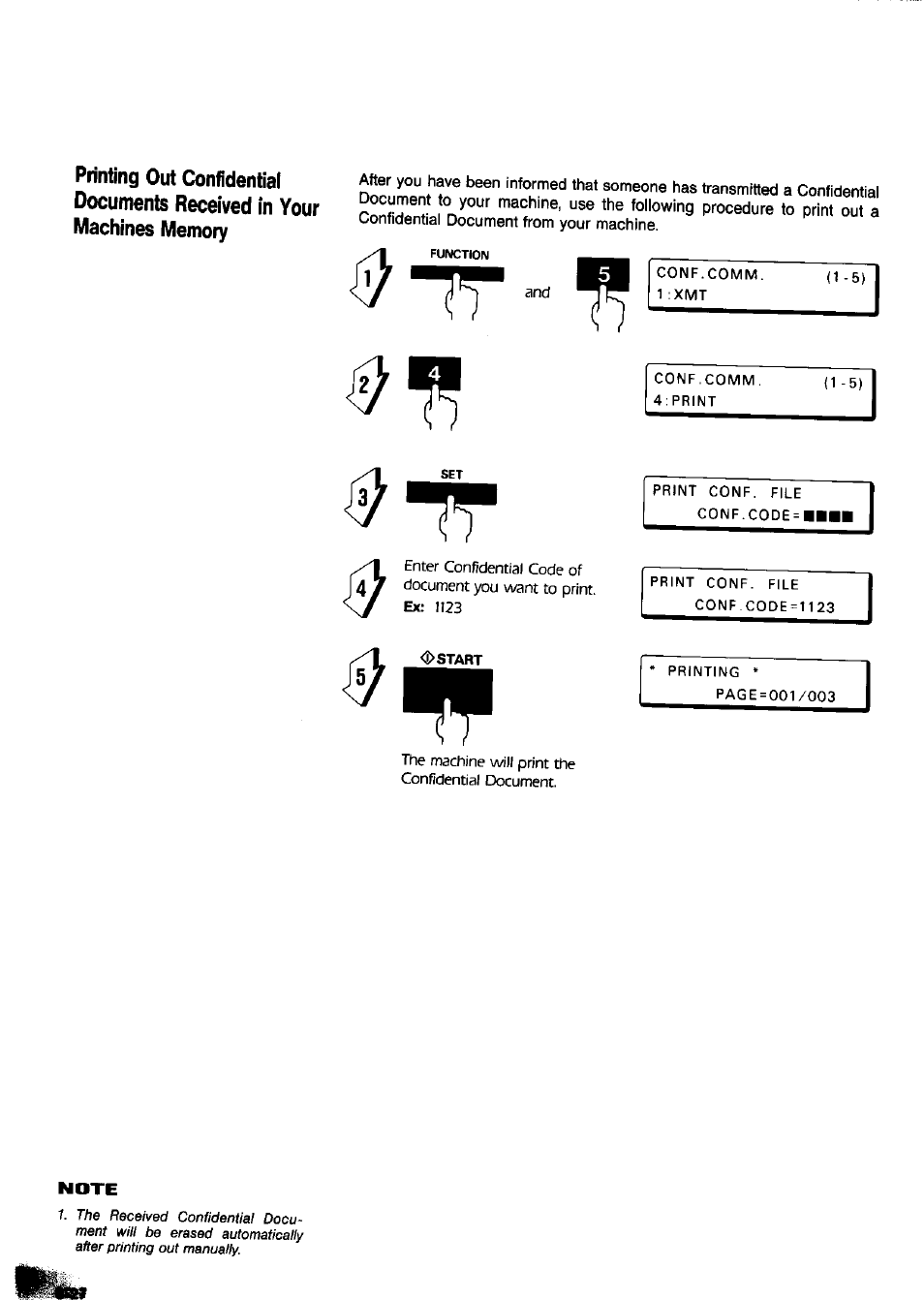 Panasonic Panafax UF-650 User Manual | Page 138 / 154