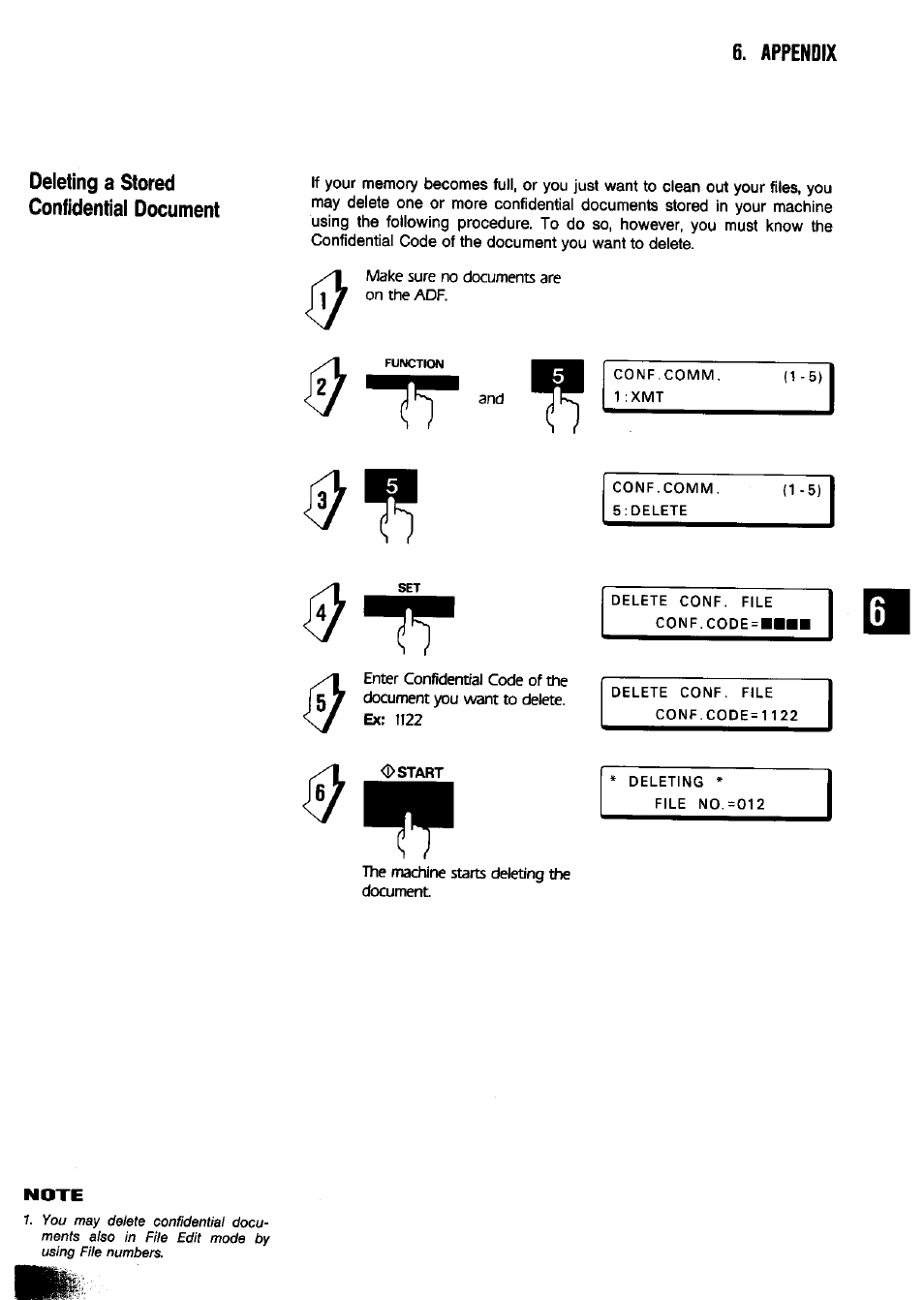 V mm | Panasonic Panafax UF-650 User Manual | Page 139 / 154