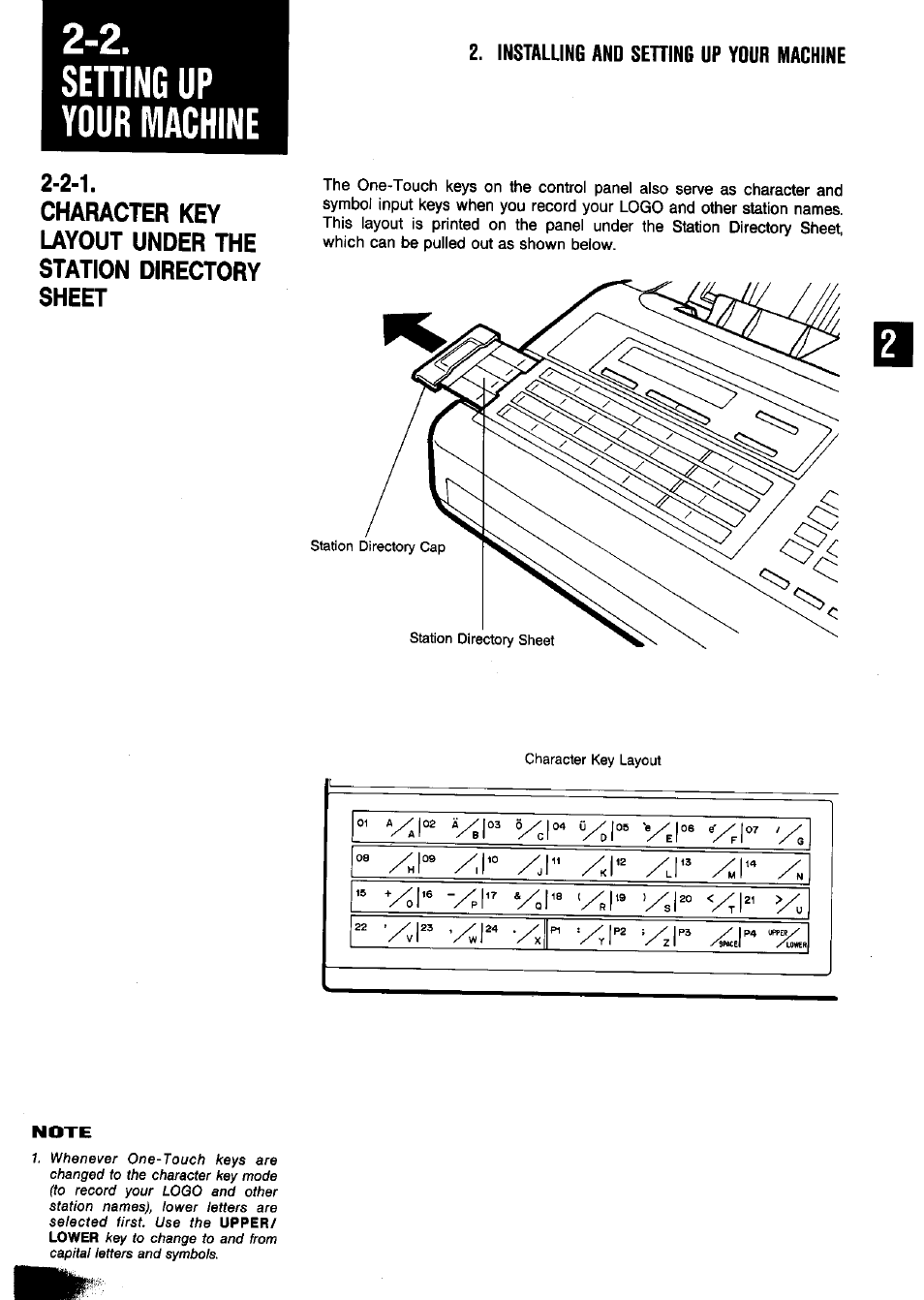 Setting up your machine, Setting up your, Machine -10 | Panasonic Panafax UF-650 User Manual | Page 19 / 154