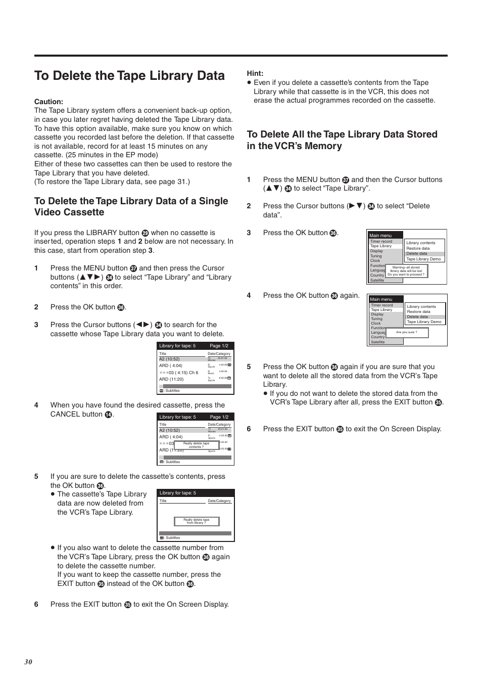 Panasonic NV-FJ760 User Manual | Page 30 / 62