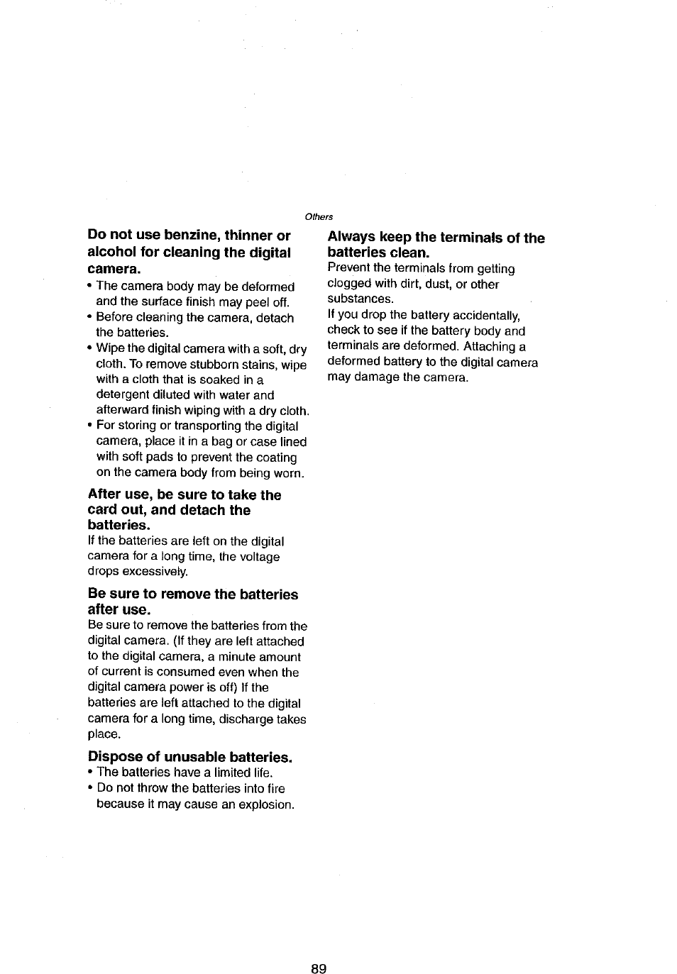 Panasonic DMC-LC43A User Manual | Page 89 / 96
