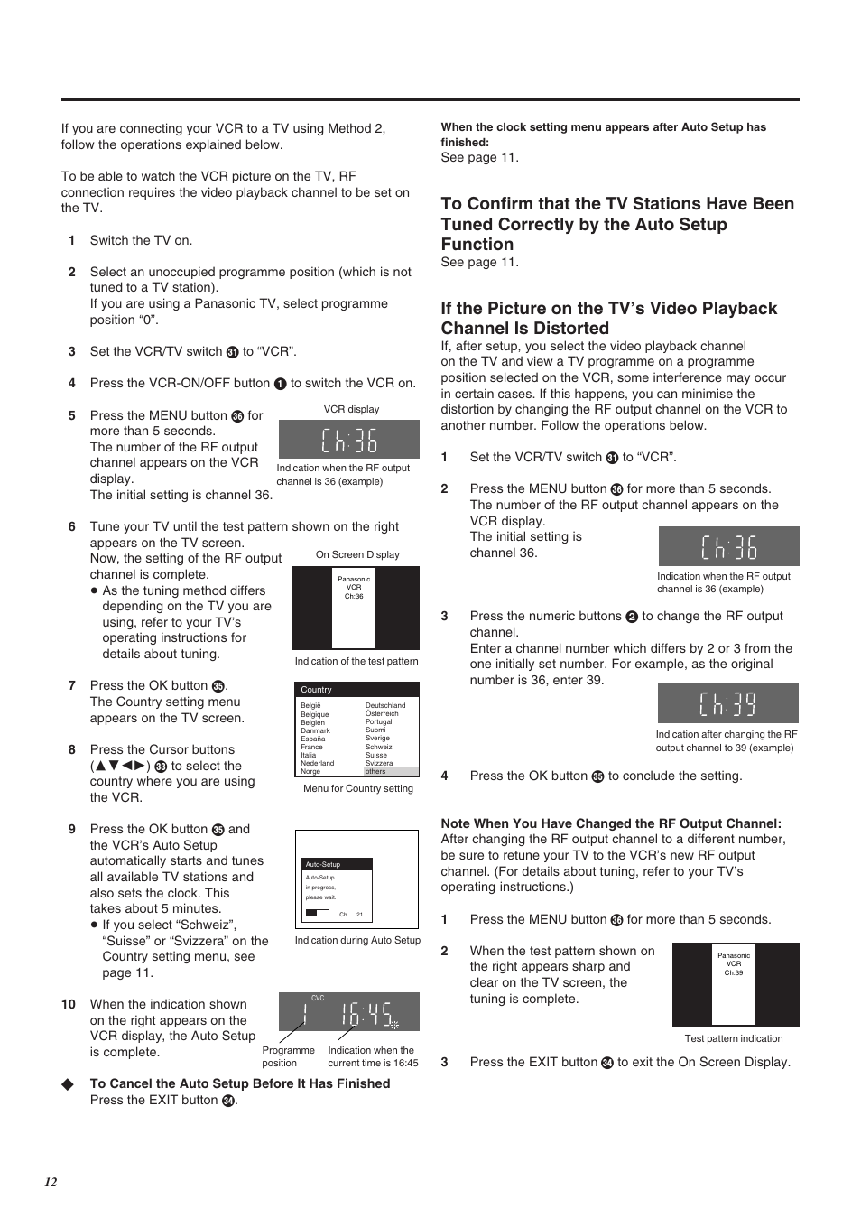 Panasonic NV-SJ260 User Manual | Page 12 / 38