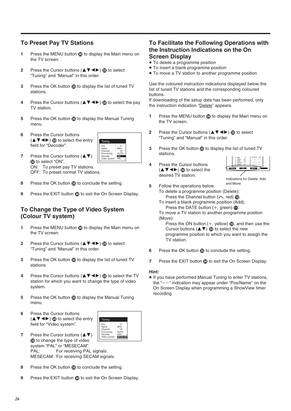 Panasonic NV-SJ260 User Manual | Page 26 / 38