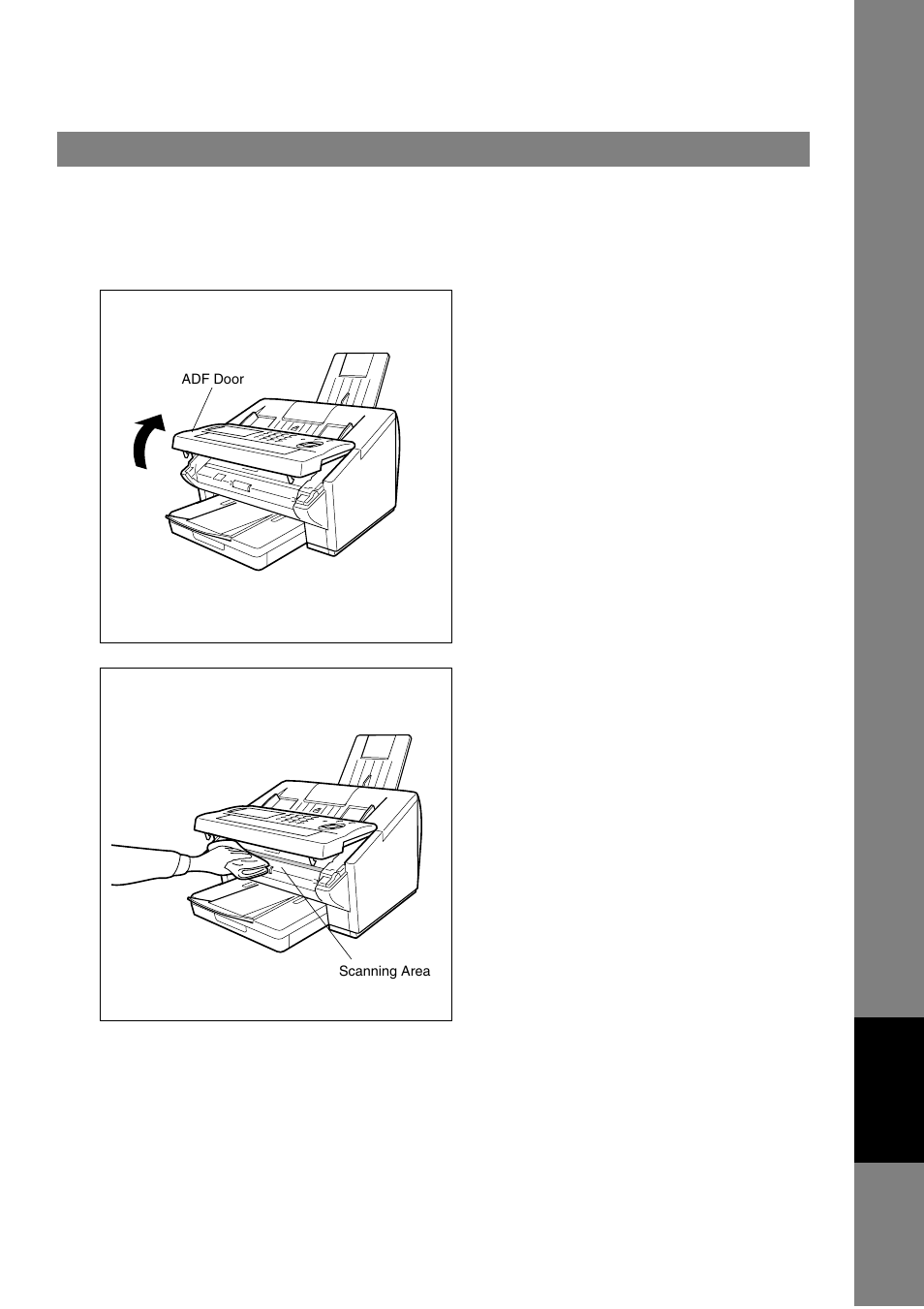 Cleaning the document scanning area, Troubleshooting | Panasonic UF-790 User Manual | Page 137 / 158