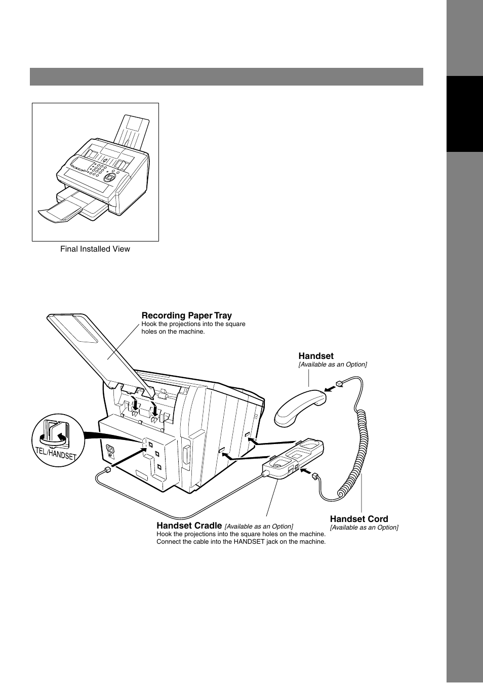 Installing the accessories | Panasonic UF-790 User Manual | Page 15 / 158