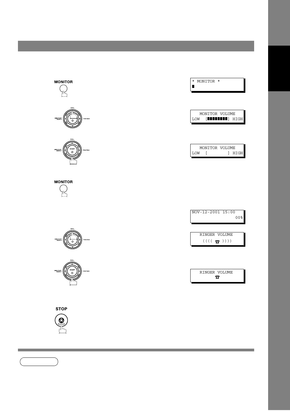 Adjusting the volume | Panasonic UF-790 User Manual | Page 25 / 158