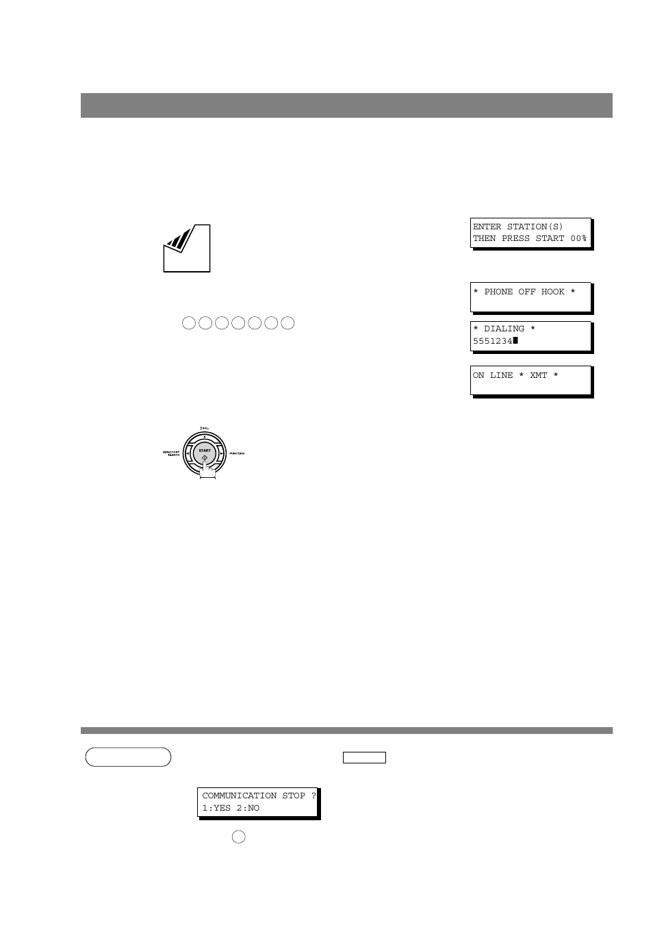 Voice mode transmission, Sending documents | Panasonic UF-790 User Manual | Page 56 / 158