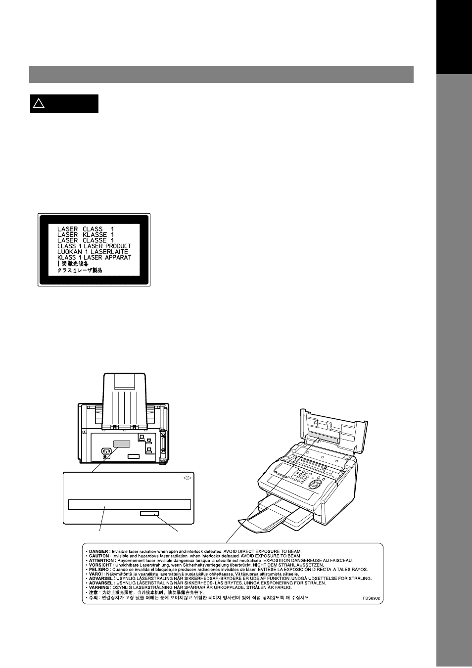 Getting to know your machine, Safety information | Panasonic UF-790 User Manual | Page 7 / 158