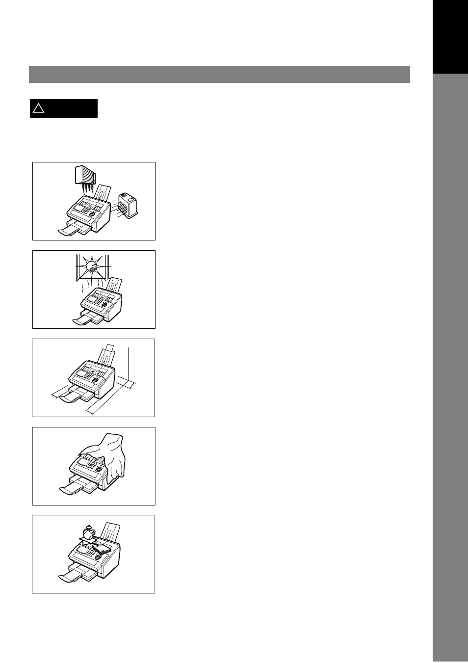 Precaution | Panasonic UF-790 User Manual | Page 9 / 158