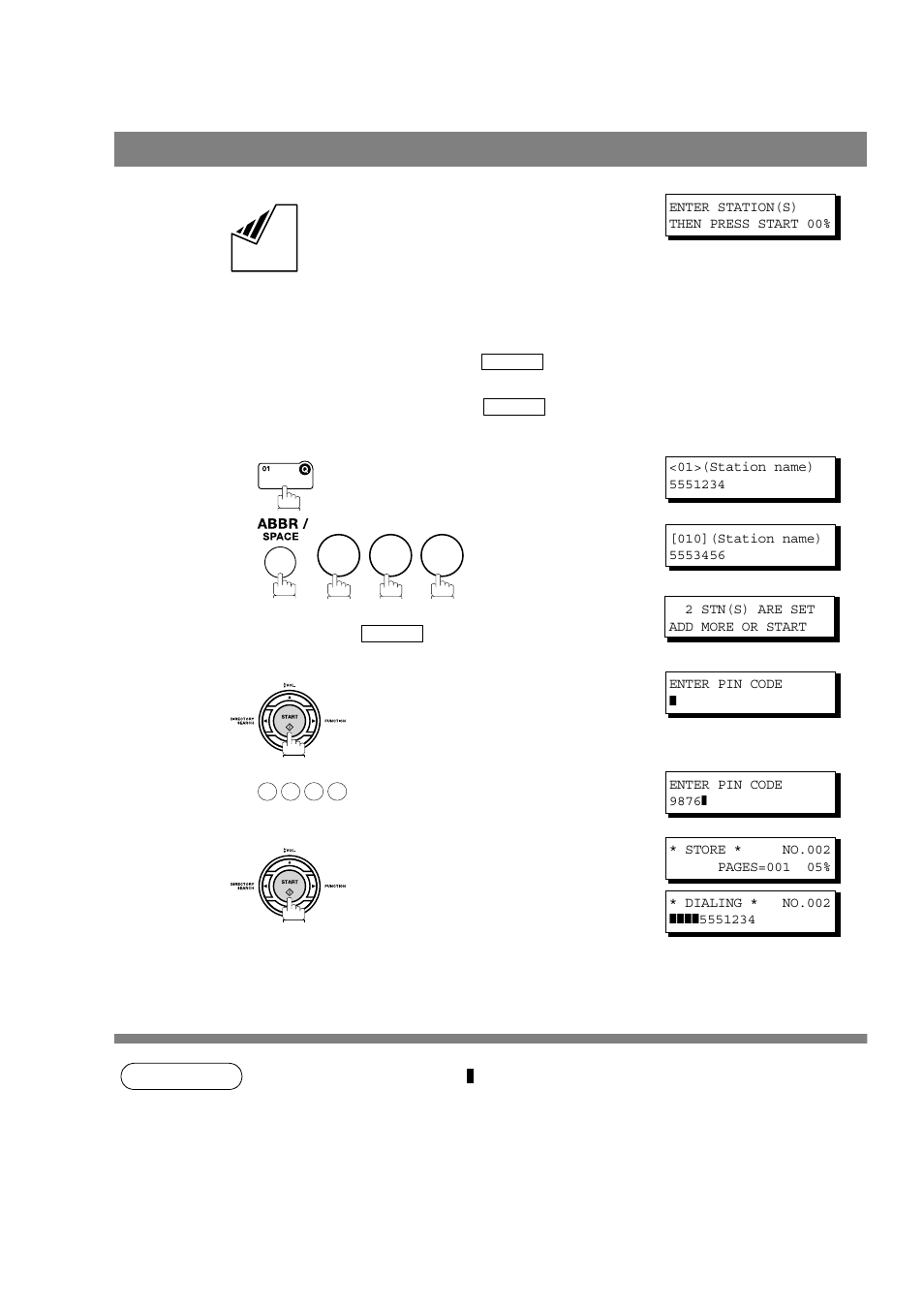 Dialing with a pin code, Pin code access | Panasonic UF-790 User Manual | Page 98 / 158