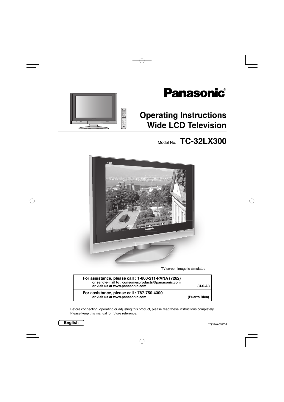 Panasonic TC-32LX300 User Manual | 132 pages