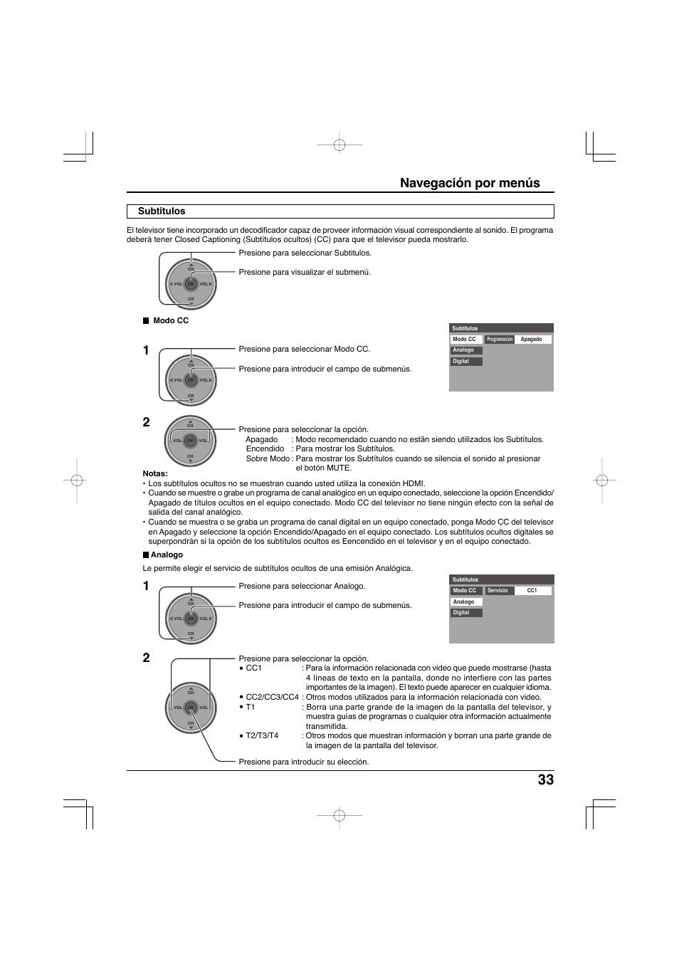 Navegación por menús | Panasonic TC-32LX300 User Manual | Page 103 / 132