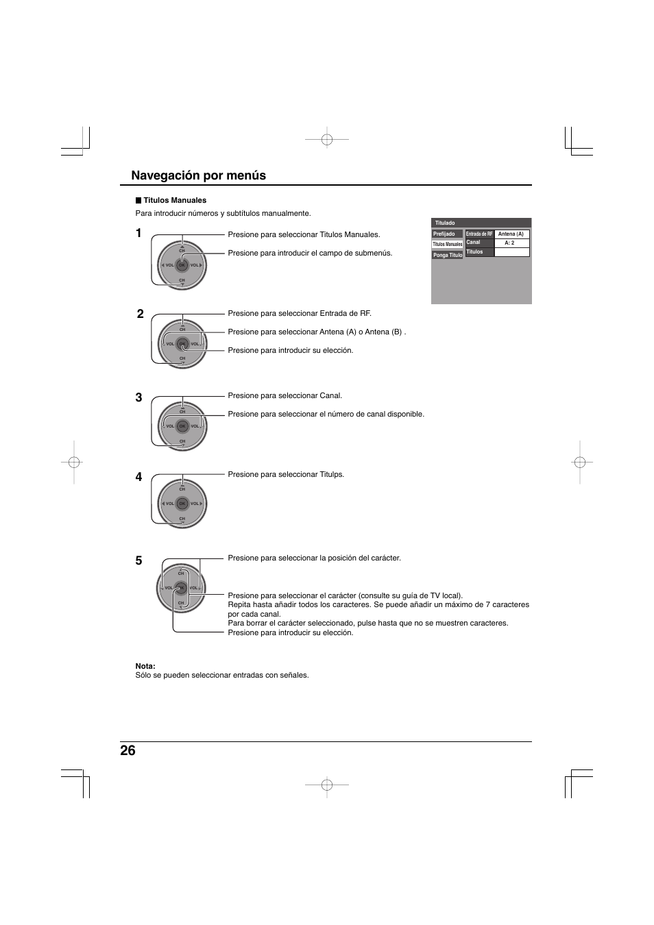 Navegación por menús | Panasonic TC-32LX300 User Manual | Page 96 / 132