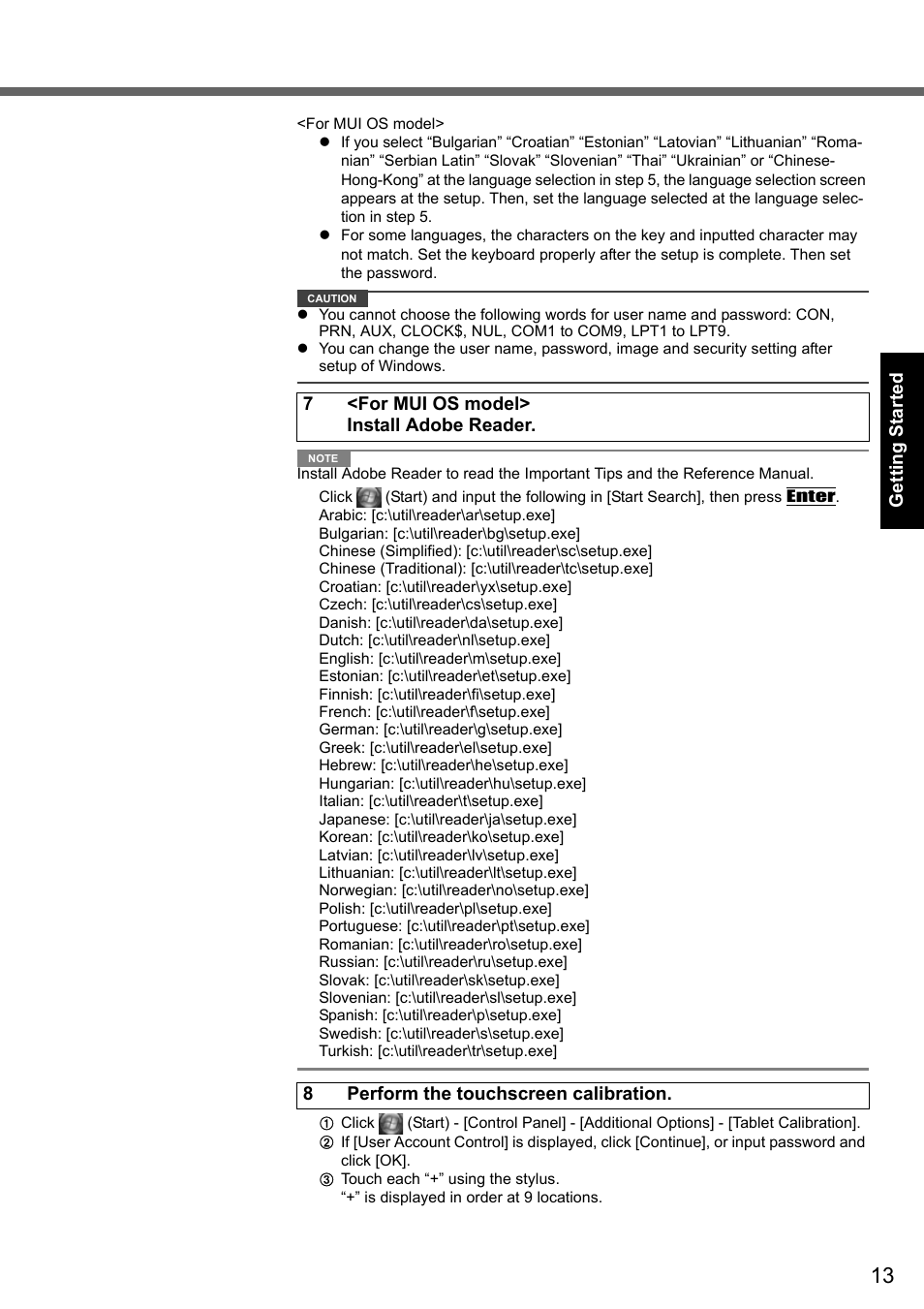 Panasonic CF-T7 User Manual | Page 13 / 40