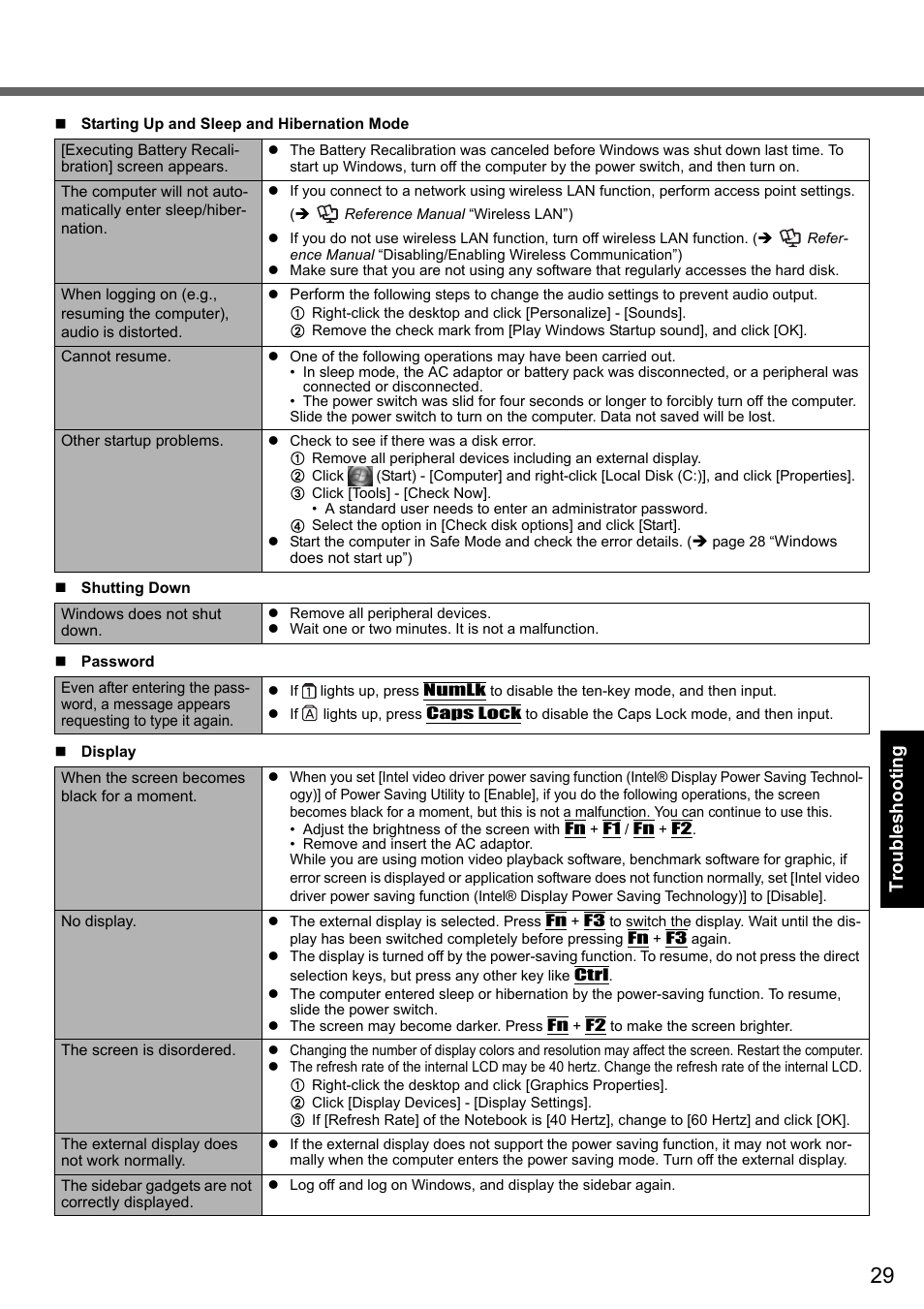 Panasonic CF-T7 User Manual | Page 29 / 40