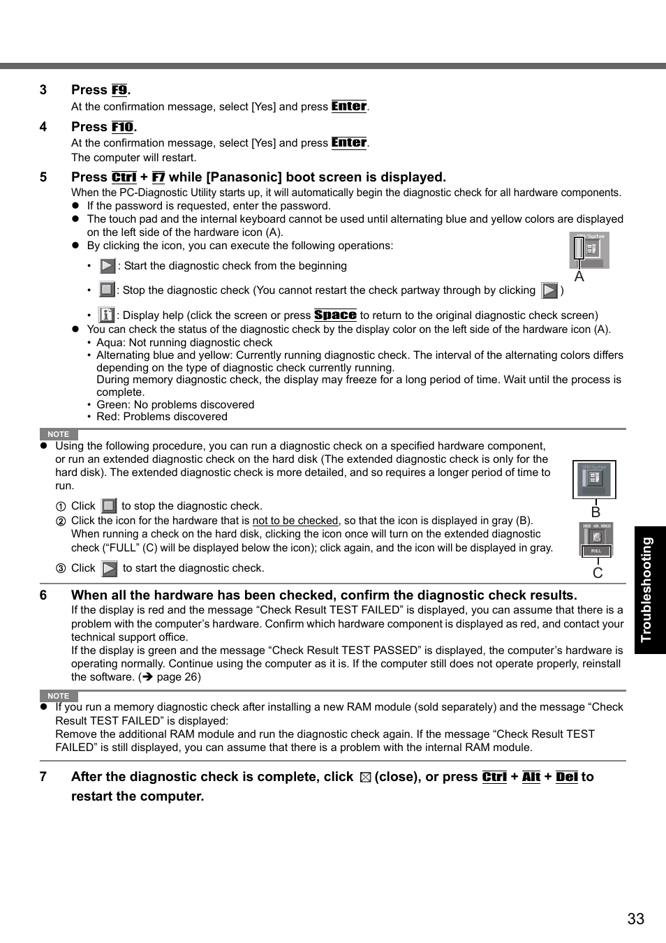 Ab c | Panasonic CF-T7 User Manual | Page 33 / 40