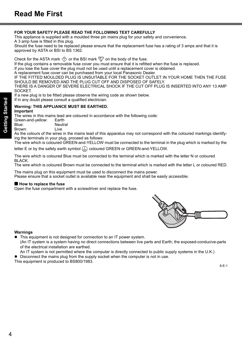 Read me first | Panasonic CF-T7 User Manual | Page 4 / 40
