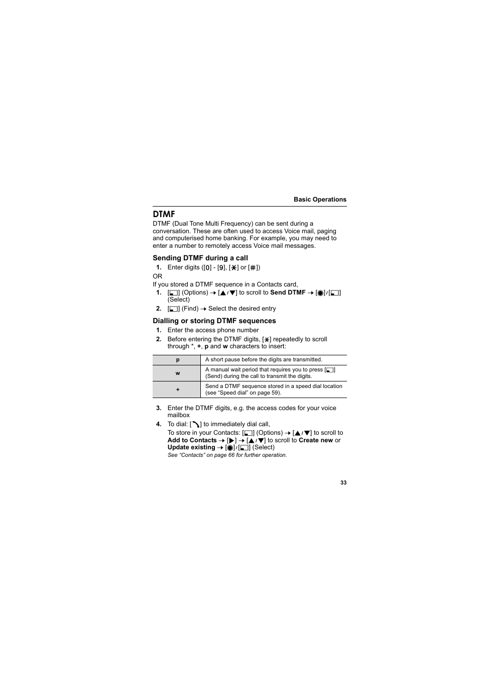 Dtmf | Panasonic EB-X800 User Manual | Page 36 / 194