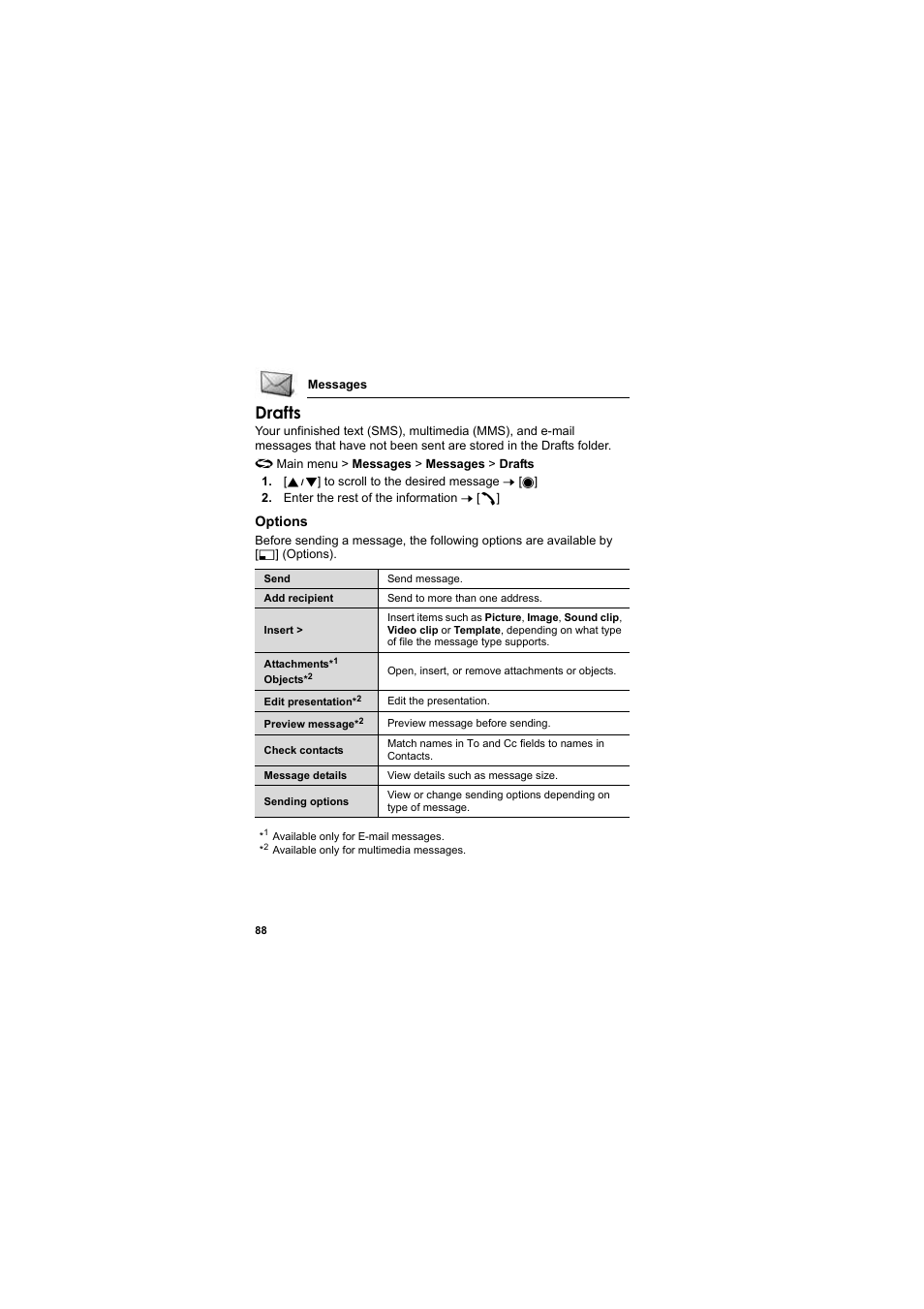 Drafts | Panasonic EB-X800 User Manual | Page 91 / 194