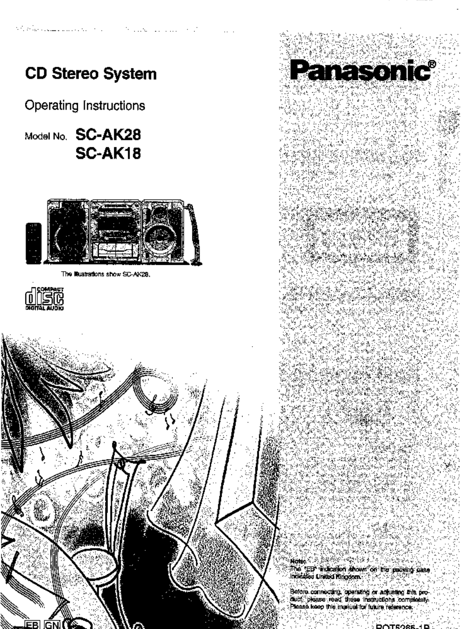 Panasonic SC-AK28 User Manual | 32 pages