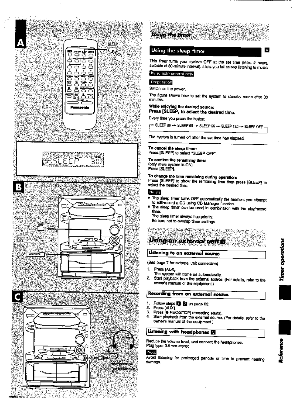 Panasonic SC-AK28 User Manual | Page 29 / 32