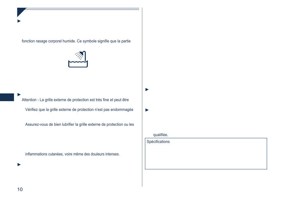 Panasonic ES2262 User Manual | Page 10 / 24
