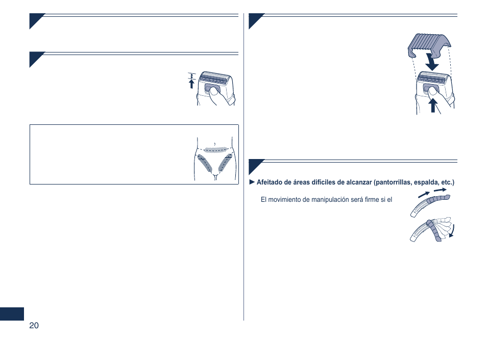 Panasonic ES2262 User Manual | Page 20 / 24