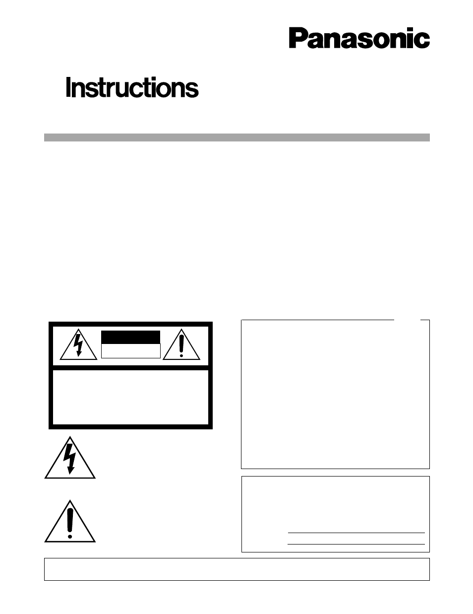 Panasonic WJ-MPS850 User Manual | 7 pages