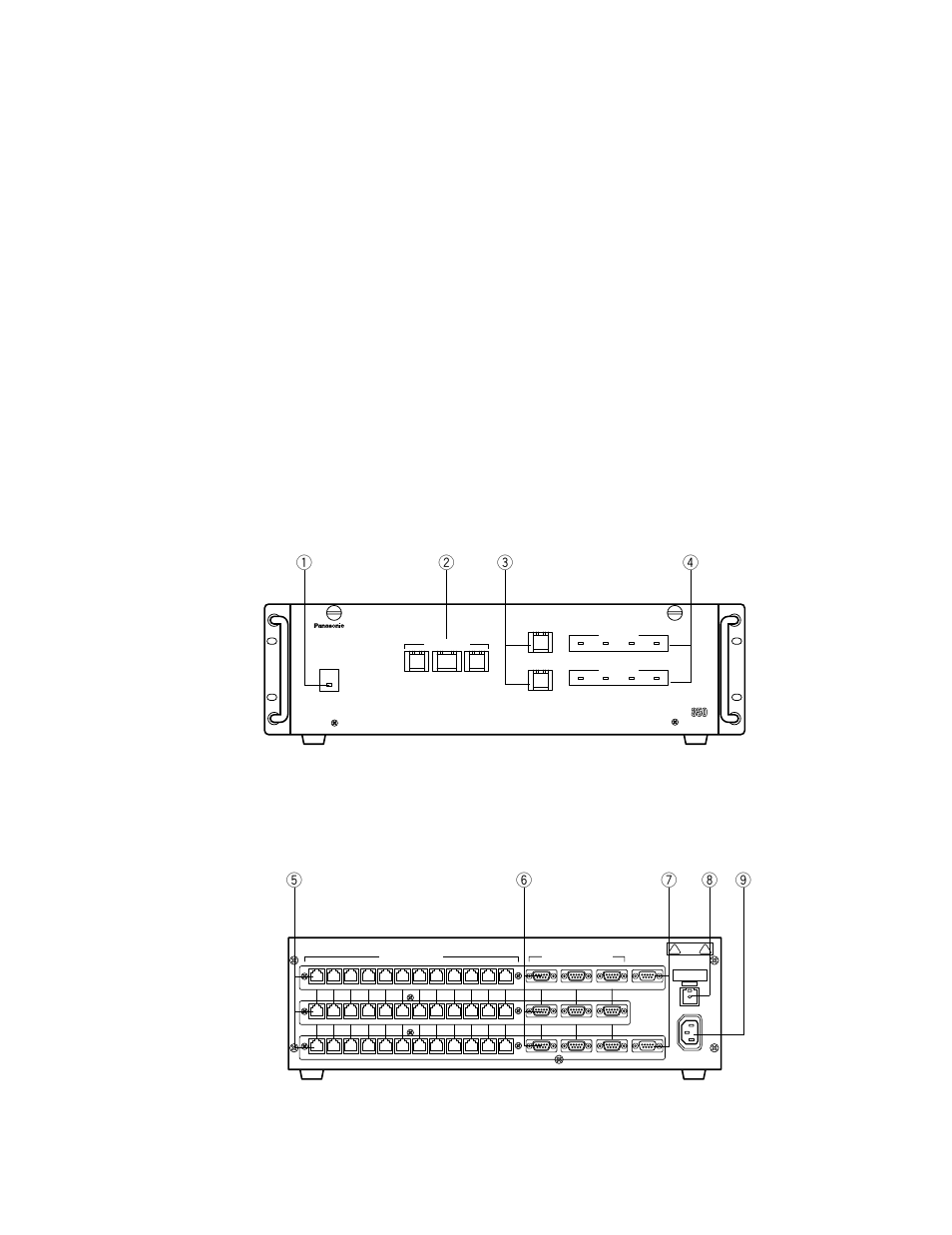 General, Appearance, Front view | Rear view, Qw e r, Ty o i u | Panasonic WJ-MPS850 User Manual | Page 2 / 7