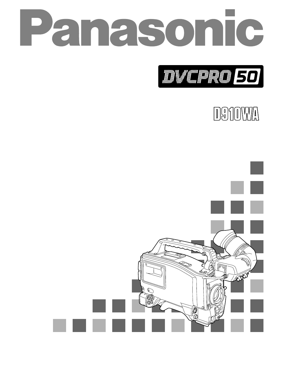 Panasonic AJ-D910WA User Manual | 158 pages
