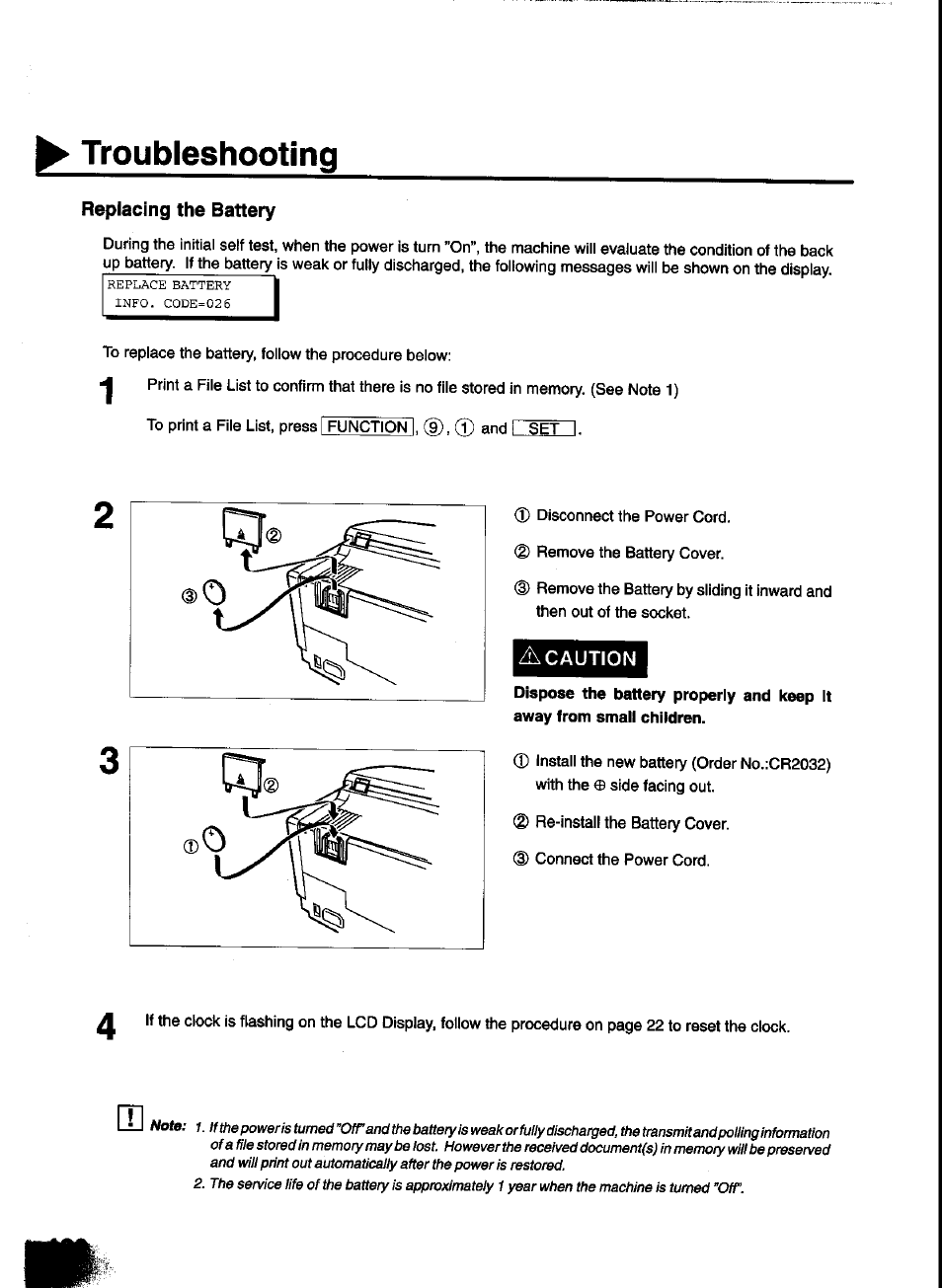 Troubleshooting | Panasonic UF-333 User Manual | Page 124 / 140