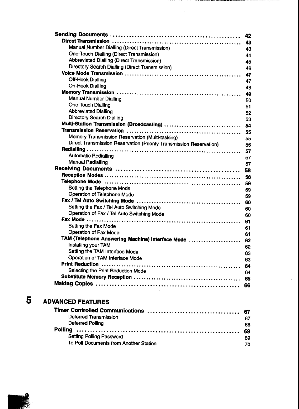 Panasonic UF-333 User Manual | Page 4 / 140